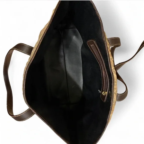 J.McLaughlin Vintage Velvelt Paisley Large Tote Bag. - Picture 7 of 7